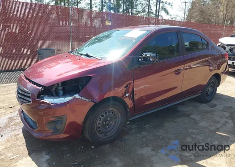 2019 Mitsubishi Mirage G4 Es из США, поврежденный, VIN ML32F3FJ3KHF16887